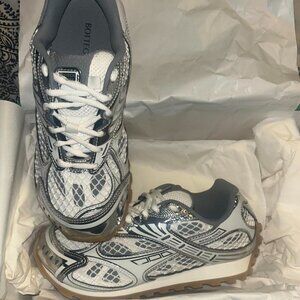 Bottega Veneta Orbit Sneakers - Silver (Women’s) Size 8